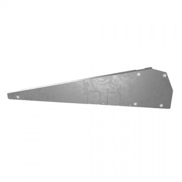 Esdec Flatfix Fusion Winddeflector rechts zilver - 1007224