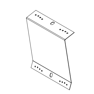 BACK WIND DEFLECOR CONNECTOR